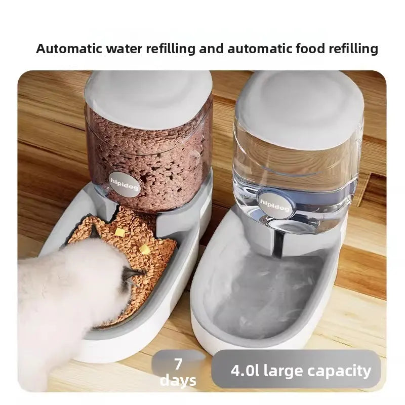 Automatic Electric Pet Water Dispenser and Food Bowl for Dogs and Cats - Large Capacity Pet Supplies