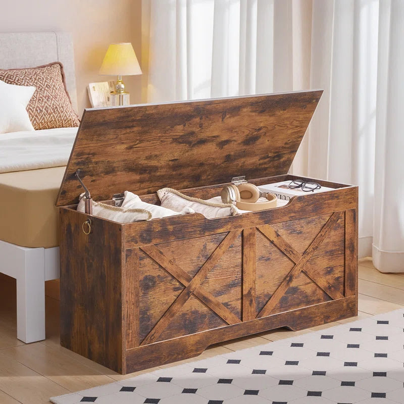39.4" Storage Chest,Blanket Storage Chest,Accent Trunk