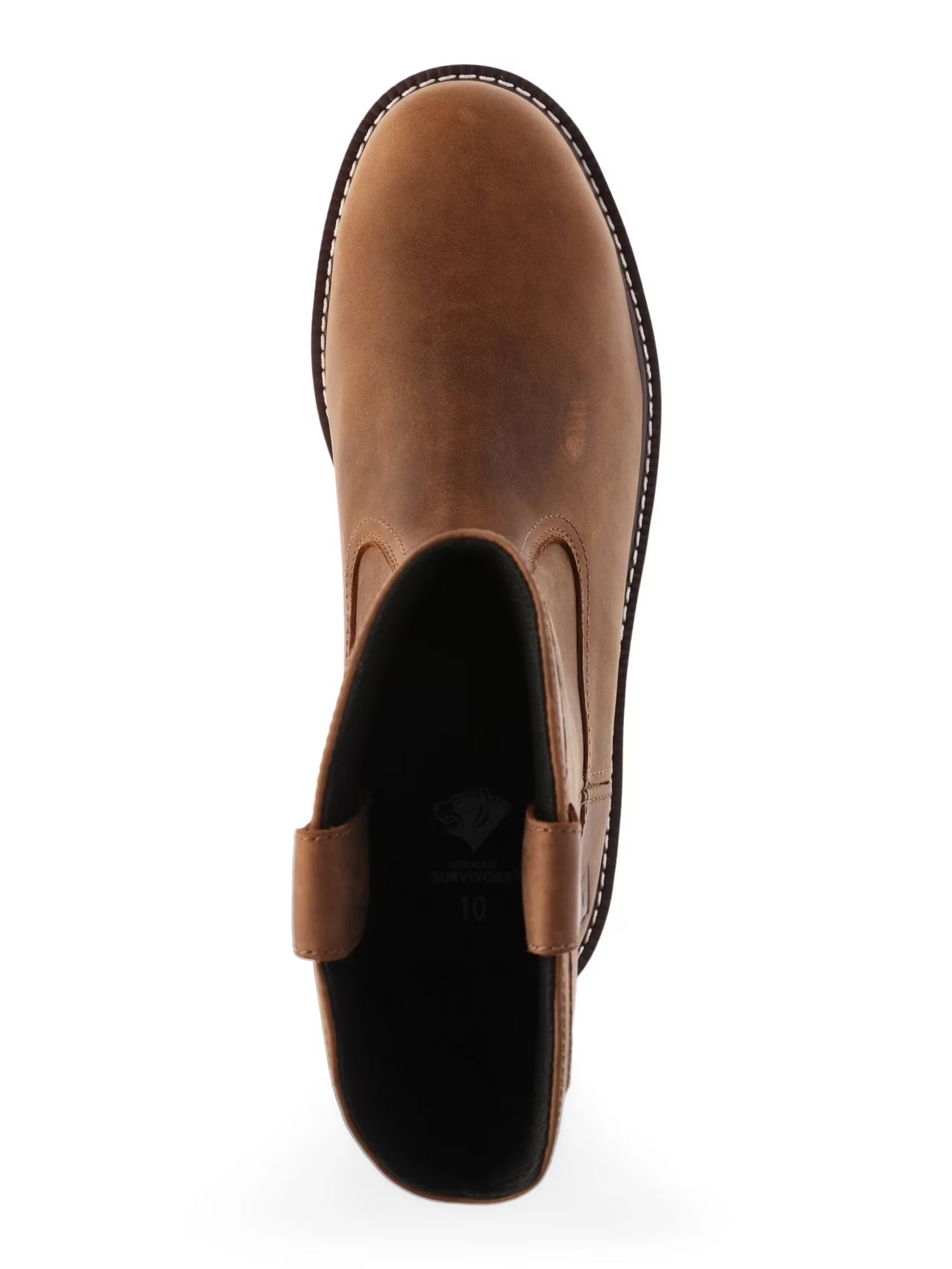 Men'S Steel Toe Rift Pull on Western Work Boots