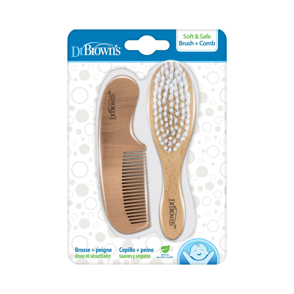 Dr. Brown'S Baby Care Essentials with Nail Scissors/Case, Nasal Aspirator, Brush and Comb, 0 Months +, Kit