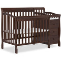 Dream on Me Jayden 4-In-1 Mini Convertible Crib and Changer, White