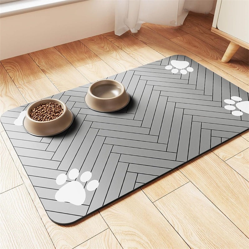 Diatom mud cat dog pet, dirt resistant, easy to maintain, feeding mat, home pet feeding