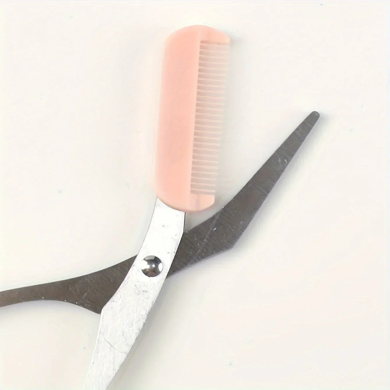 Eyebrow Trimming Scissors with Comb | Precision Brow Grooming Tool