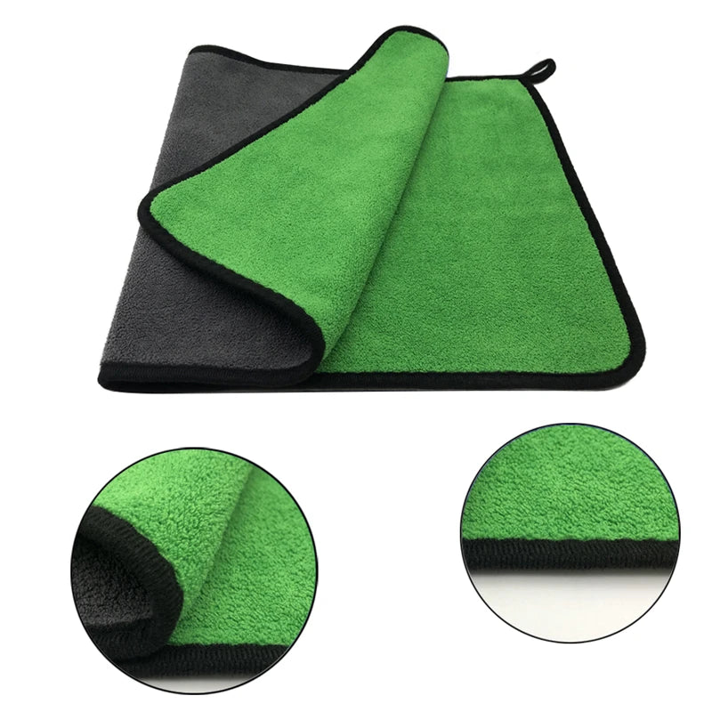 1-5Pcs Car Cleaning Cloth Car Wash Microfiber Towel Drying Towel Auto