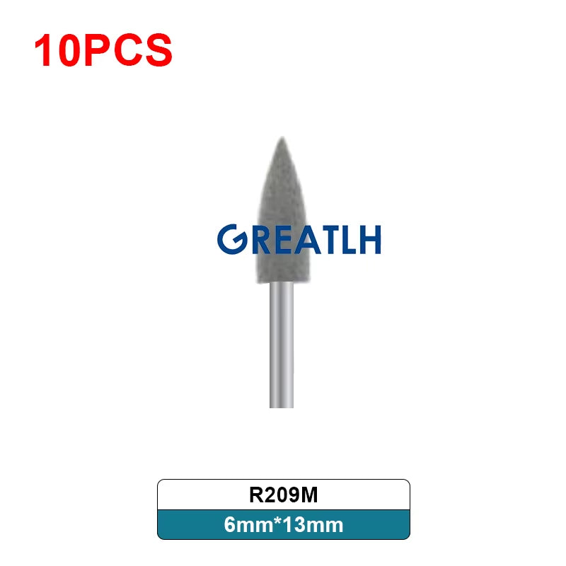 10Pcs/Set Silicone Rubber Polishers Teeth Whitening Tools Kit Dental Lab Tools