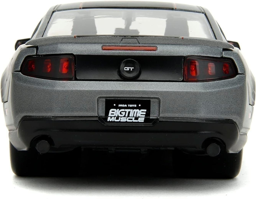 Big Time Muscle 1:24 Scale 2010 Ford Mustang GT Die-Cast Model Car for Children