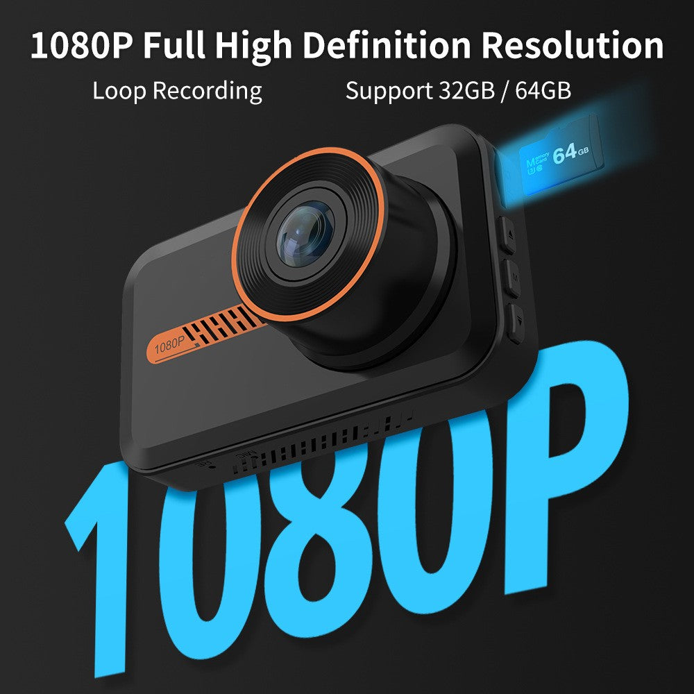 Dash Cam Front and Rear Car Camera Dual Dashcam 1080P FHD