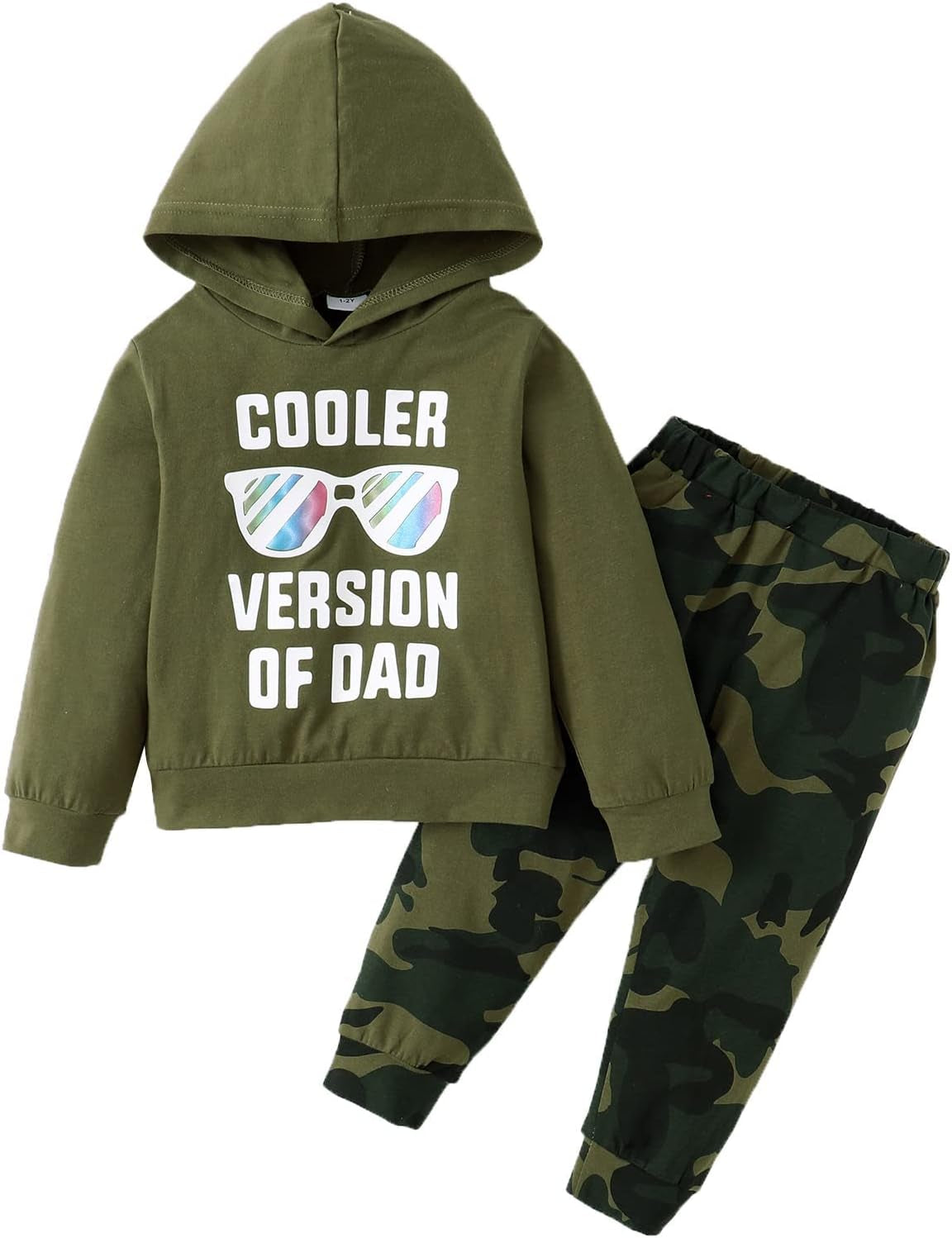 DISAUR Toddler Boy Summer Outfit Set - Cute Letter Printed Short Sleeve Tee & Pants 2PCS