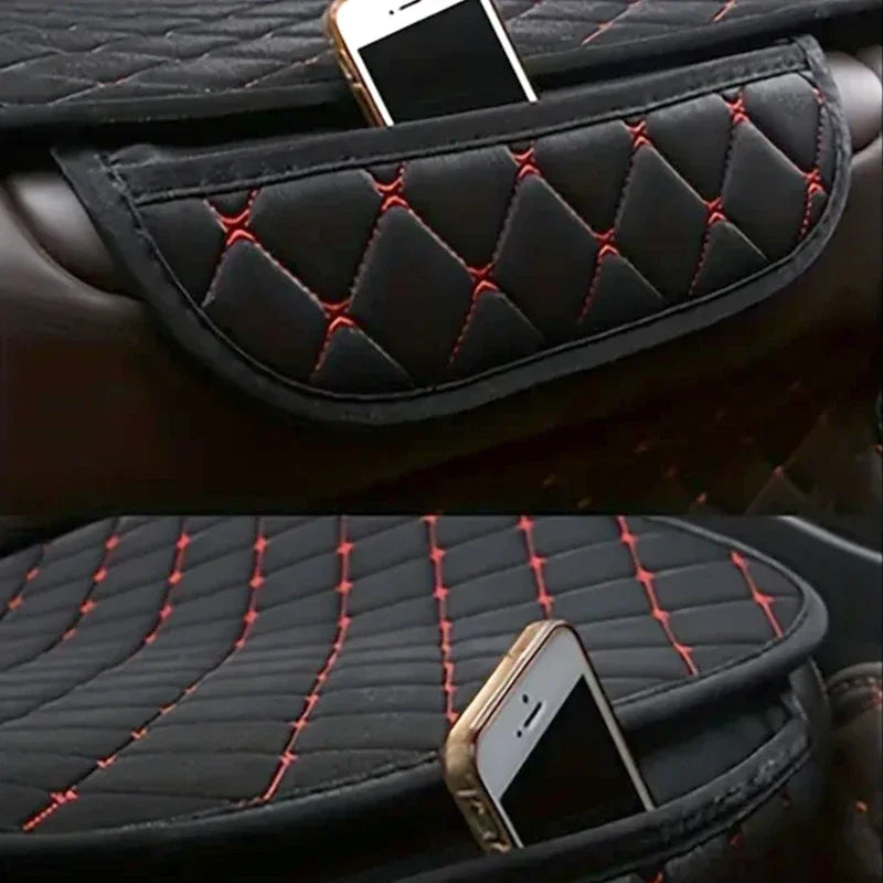 Set of 3 Cotton Breathable Universal Car Seat Covers - Soft Cushions for All Seasons - Interior Car Accessories