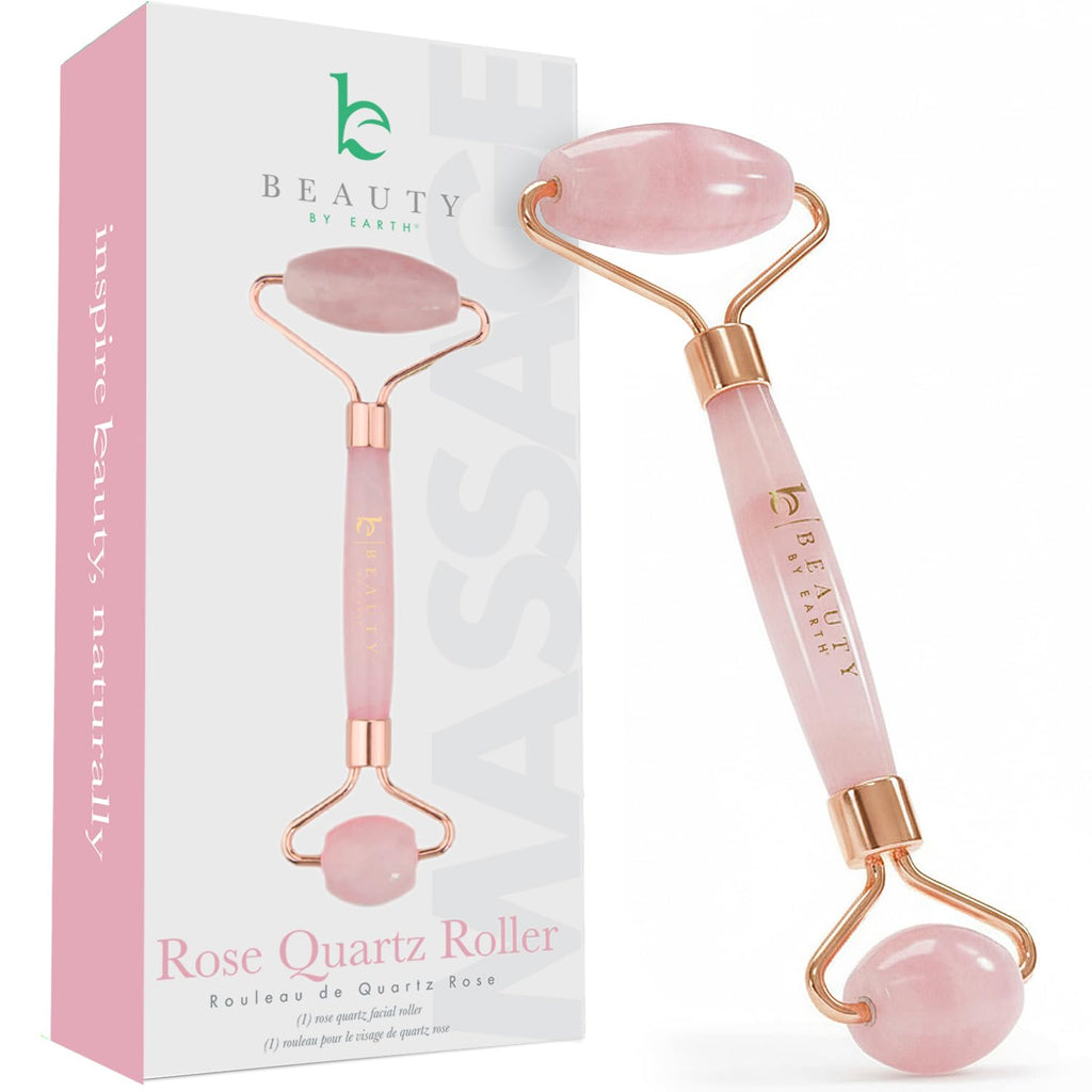Rose Quartz Face Roller - Ultimate Relaxation & Beauty Tool for Women, Perfect Gift for Teens and Self-Care Lovers, Reduces Fine Lines and Wrinkles