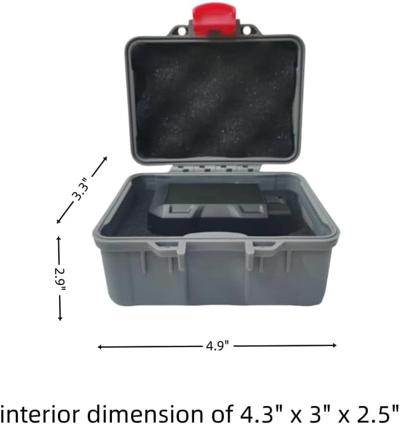 Waterproof & Shockproof Hard Case for Bluedriver Pro/Topscan OBD2 Scanners | Heavy-Duty Automotive Diagnostic Tool Organizer | Portable Lockable Case with Customizable Foam for Small Electronics
