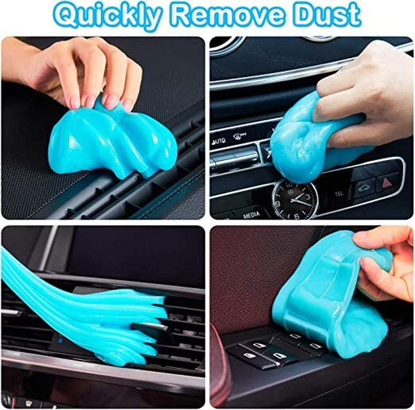 Automotive Cleaning Gel and Universal Detailing Kit for Car Interior Maintenance
