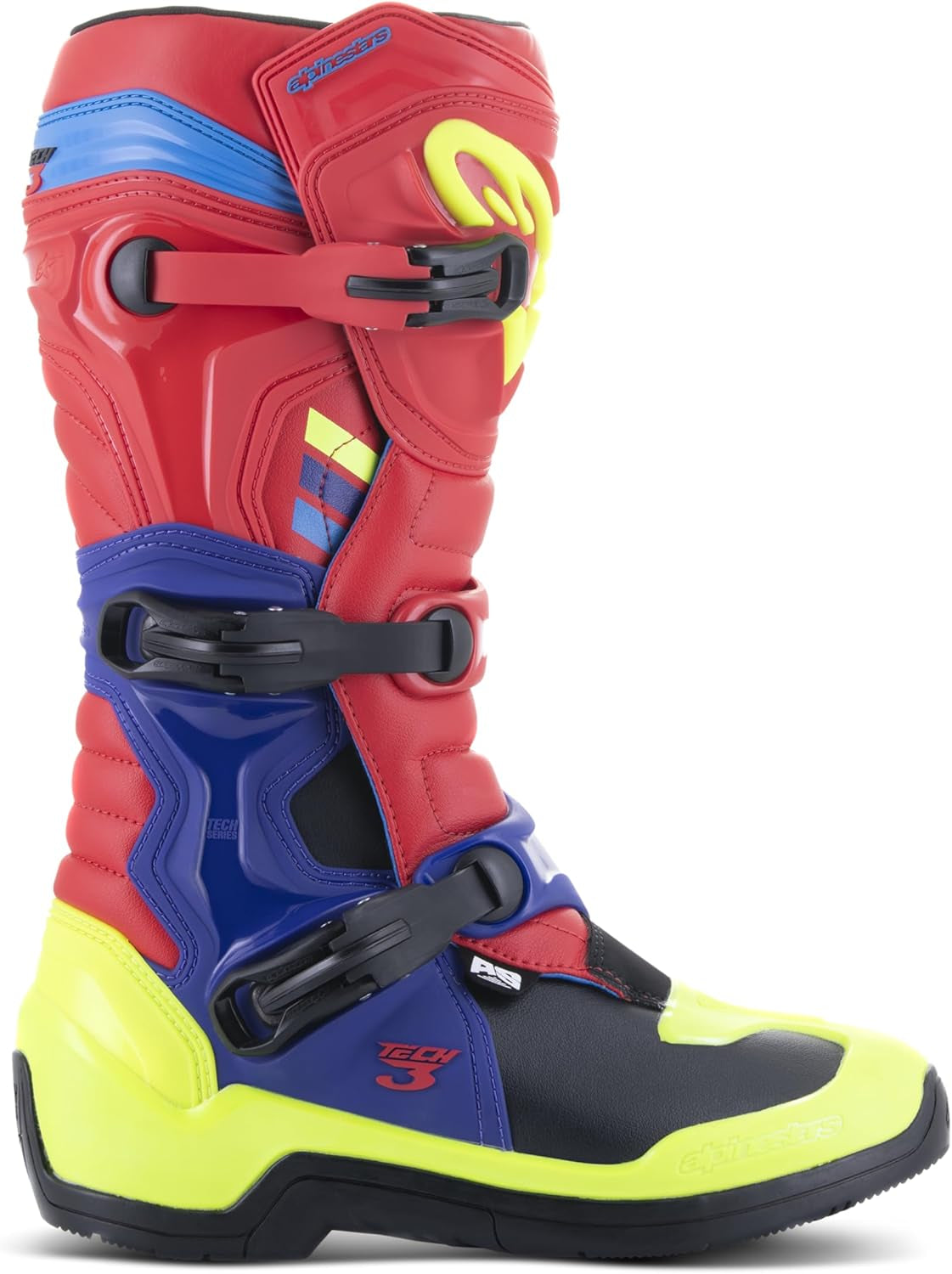 Alpinestars Tech 3 Motocross Boots, Durable & Lightweight, Ce-Certified for Off-Road Powersports, 11, Black