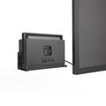 Monzlteck Wall Mount for Nintendo Switch Original and OLED - Gaming Accessories Dock Holder, Metal, Suitable for Placement Near or Behind TV