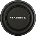 Massive Audio UFO10V2 10” Slim Subwoofer | 600W Max, 300W RMS, Dual 4 Ohm, Shallow Mount Design, Powerful Low-Profile Woofer for Tight Spaces & Deep Bass Car Audio Systems