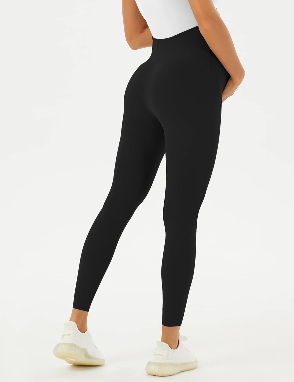 BONVIGOR Women'S Maternity Leggings over the Belly Pregnancy Workout Leggings Full Length Pregnant Active Wear Yoga Pants