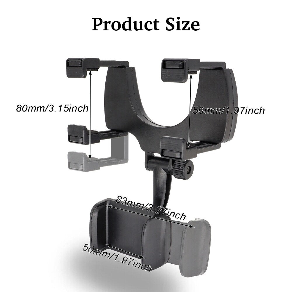 Universal 360° Rotatable Car Phone Mount Holder for Mobile Devices