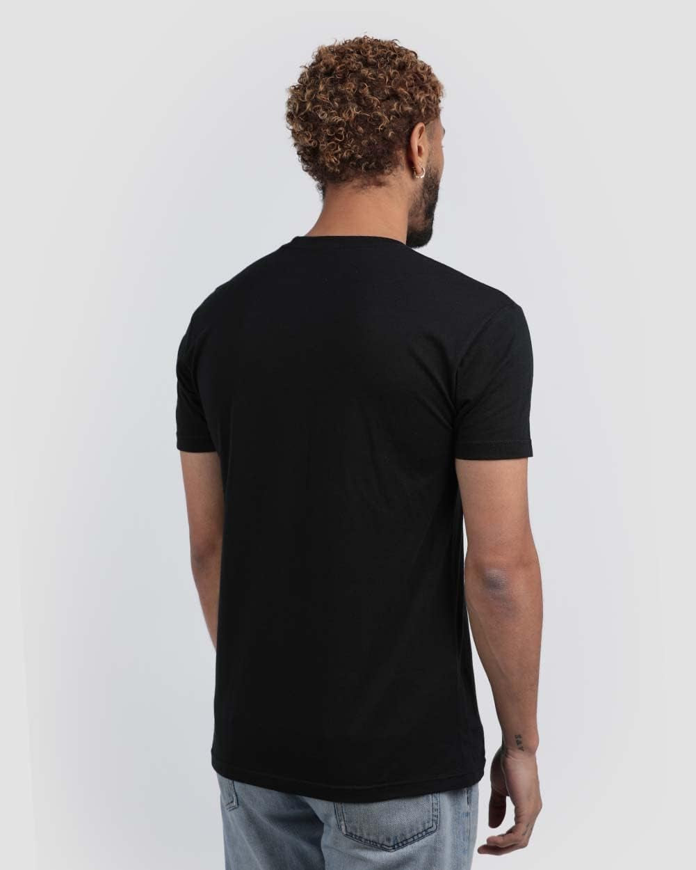 INTO the AM Infinite Falls Mens Graphic Tee - Cool Novelty Design Crewneck T Shirts for Guys (Black, 4X-Large)