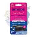 Amopé Pedi Perfect Electric Callus Remover Roller Head Refills with Diamond Crystals - Extra Coarse for Tough Skin (2 Count)