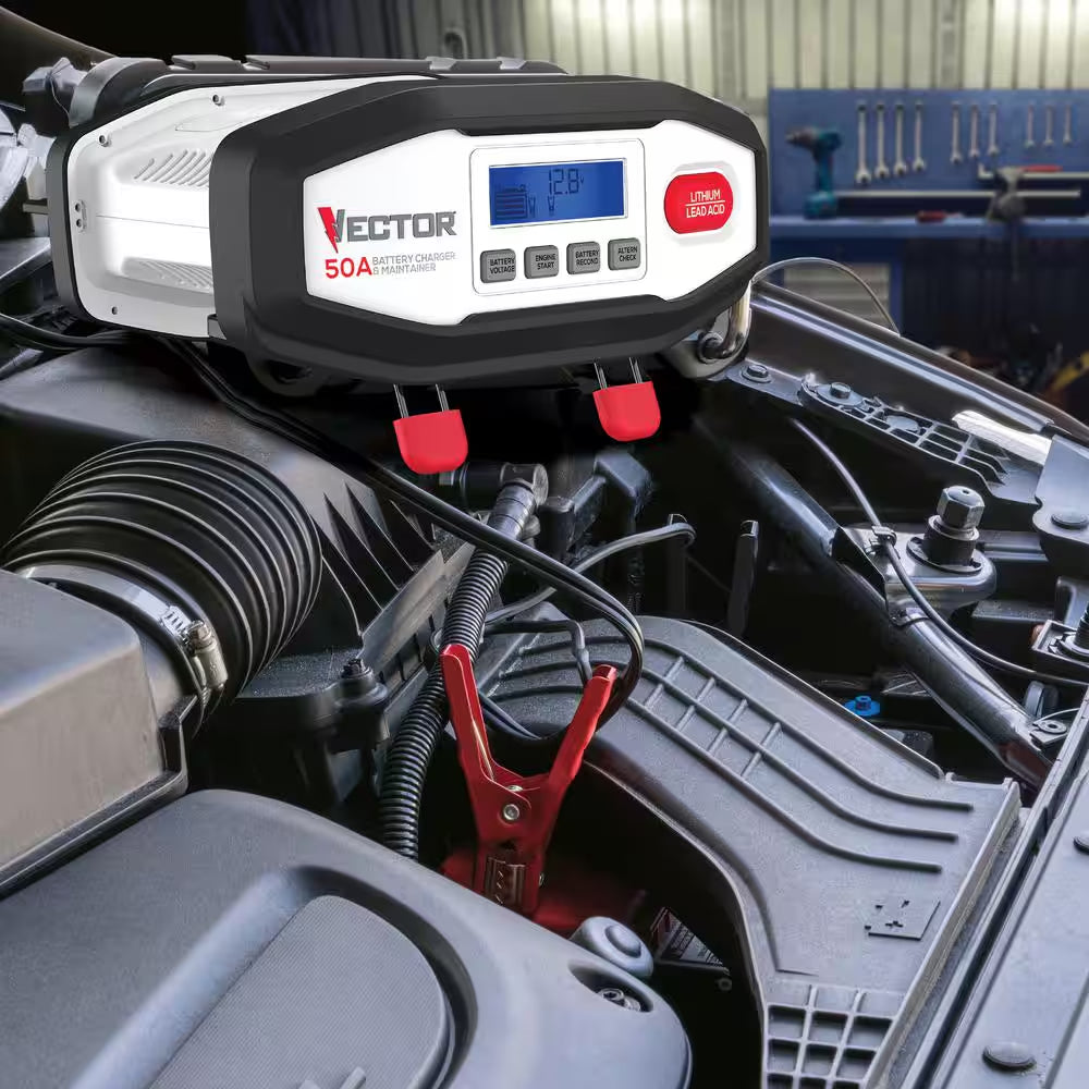 50-Amp Car Battery Charger/ Car Battery Maintainer