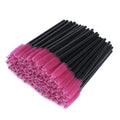 G2PLUS 100PCS Disposable Eyelash Brushes - Premium Rose Mascara Wands for Perfect Eyelash Extensions and Eyebrow Application