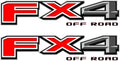 FX4 Off-Road Decal Sticker for Ford F150, F250, F350 Super Duty (2019-2022)