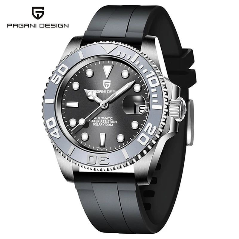 PAGANI DESIGN Top Brand Sports Men Mechanical Wristwatch Sapphire Luxury Automatic Watch Men'S Stainless Steel Waterproof Clock