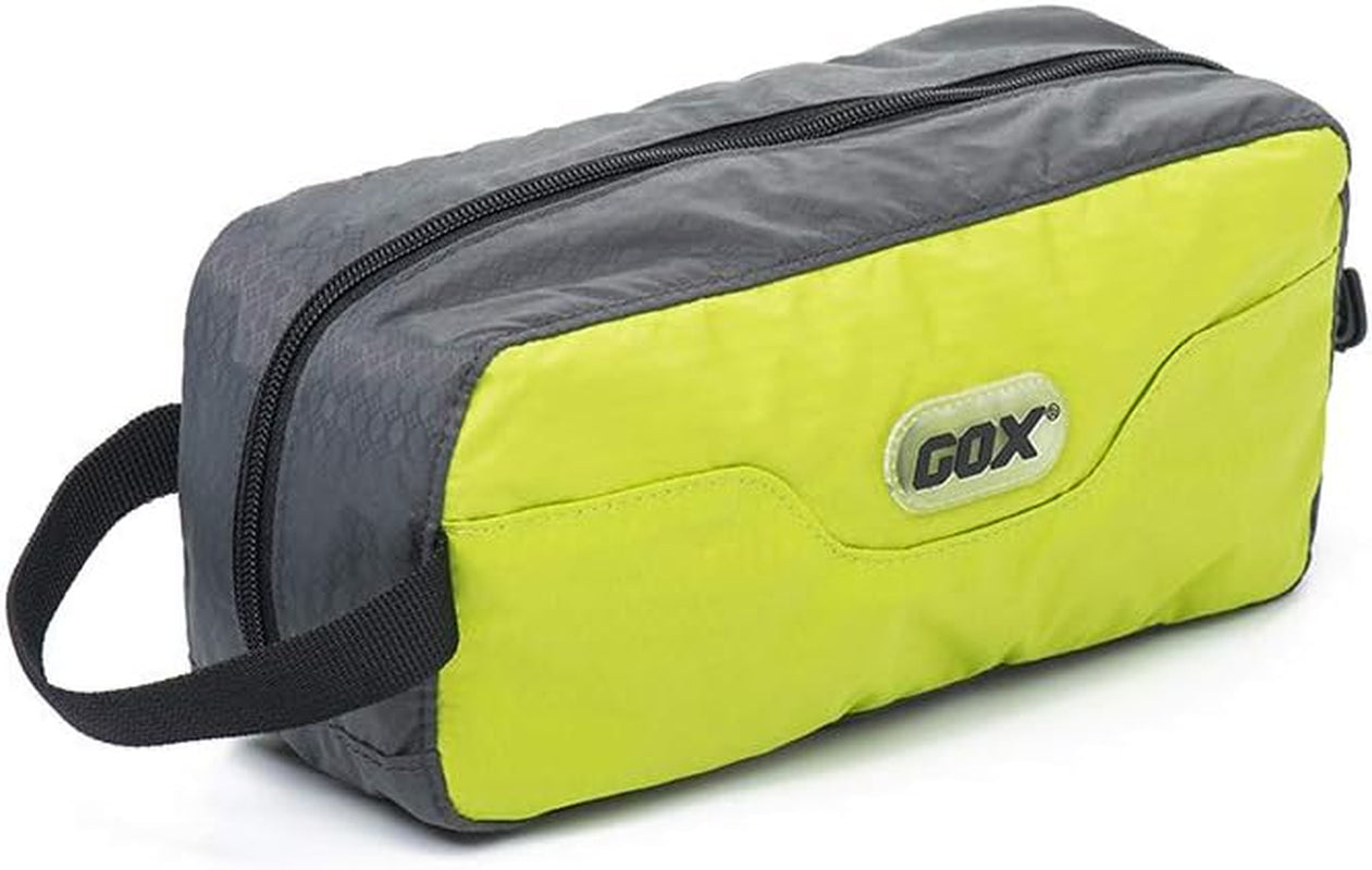 GOX Travel Small Toiletry Bag for Men Nylon Dopp Kit Medicine Bag Travel Organizer Pouch Shave Kits for Teens Toiletry Essentials Bathroom Compact (Turquoise, 9.8 * 4.3 * 3.3 Inches)