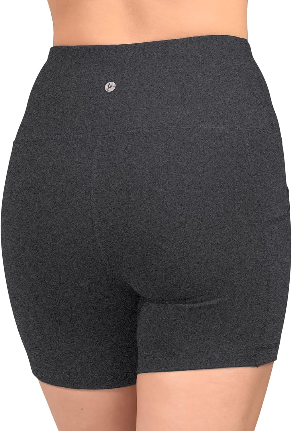 90 Degree by Reflex Womens High Waisted Biker Shorts with Side Pockets Workout Shorts 5”, 7”, 9”