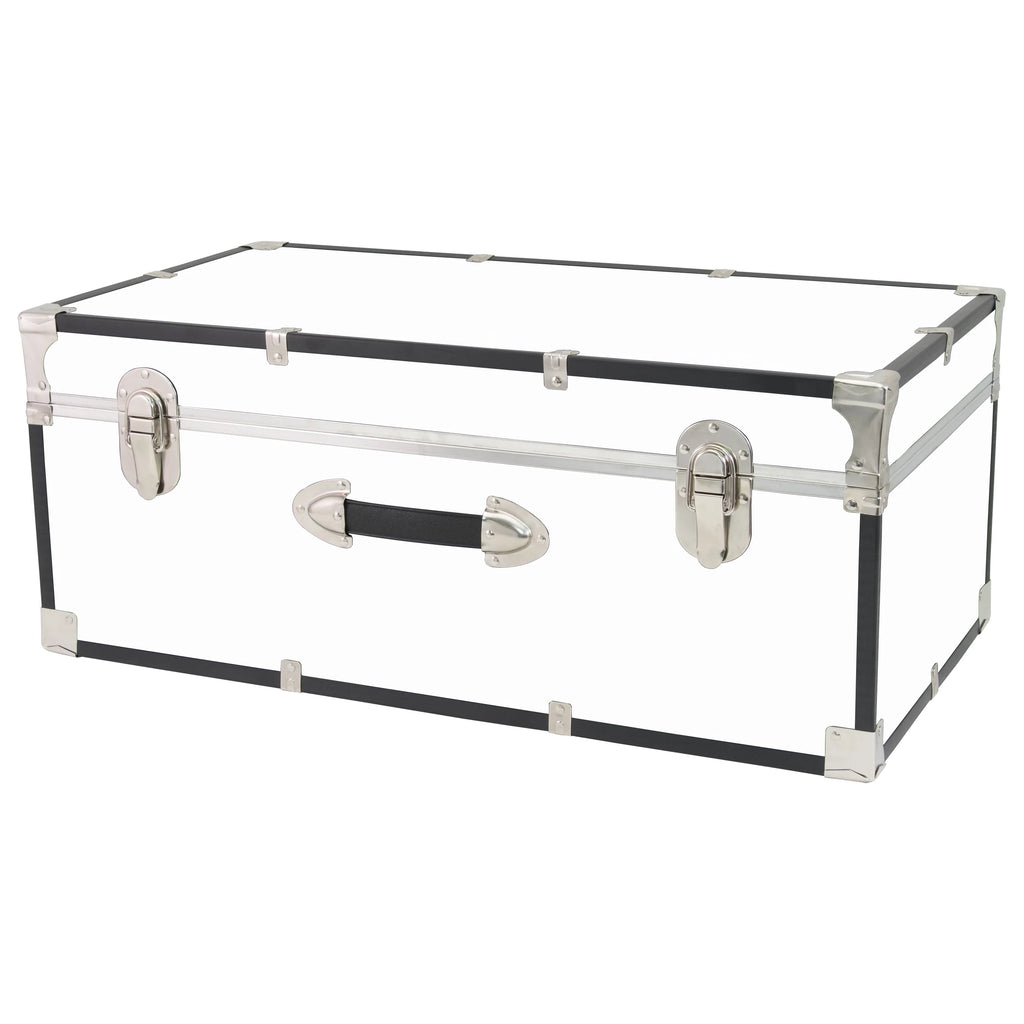 30" Storage Trunk, White