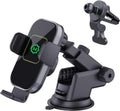 Wireless Car Charger, (New Version Automatic Arms) Auto-Clamping Fast Wireless Car Charger, Phone Holder for Car, 15W Qi Fast Chargingcompatible with Iphone 13 12 Mini 11 Pro Max,Samsung S21