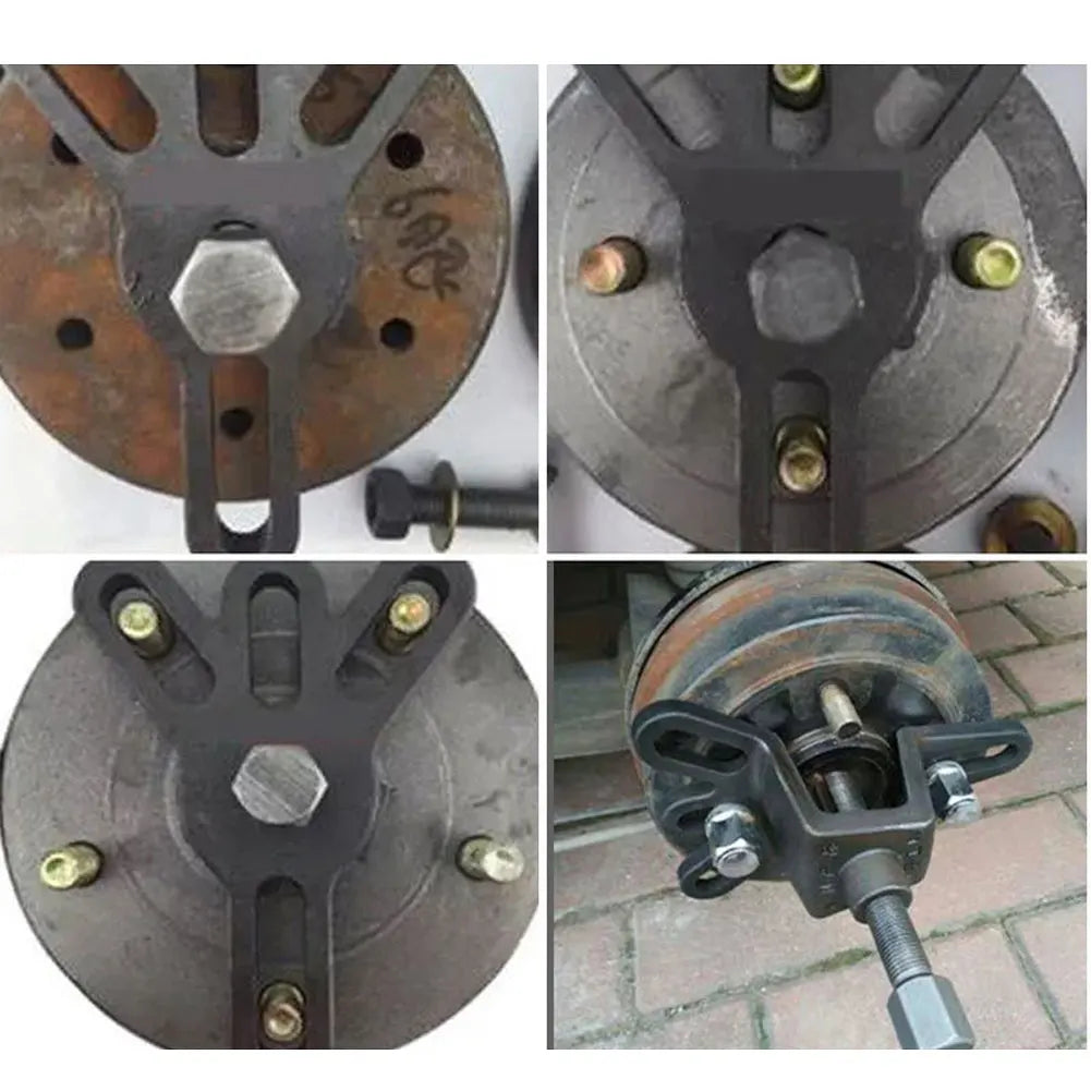 Universal Brake Drum Puller Tool Handheld 4 Hole Wheel Hub Puller Special Removal Tool for Motorcylce Tricycle Accessories