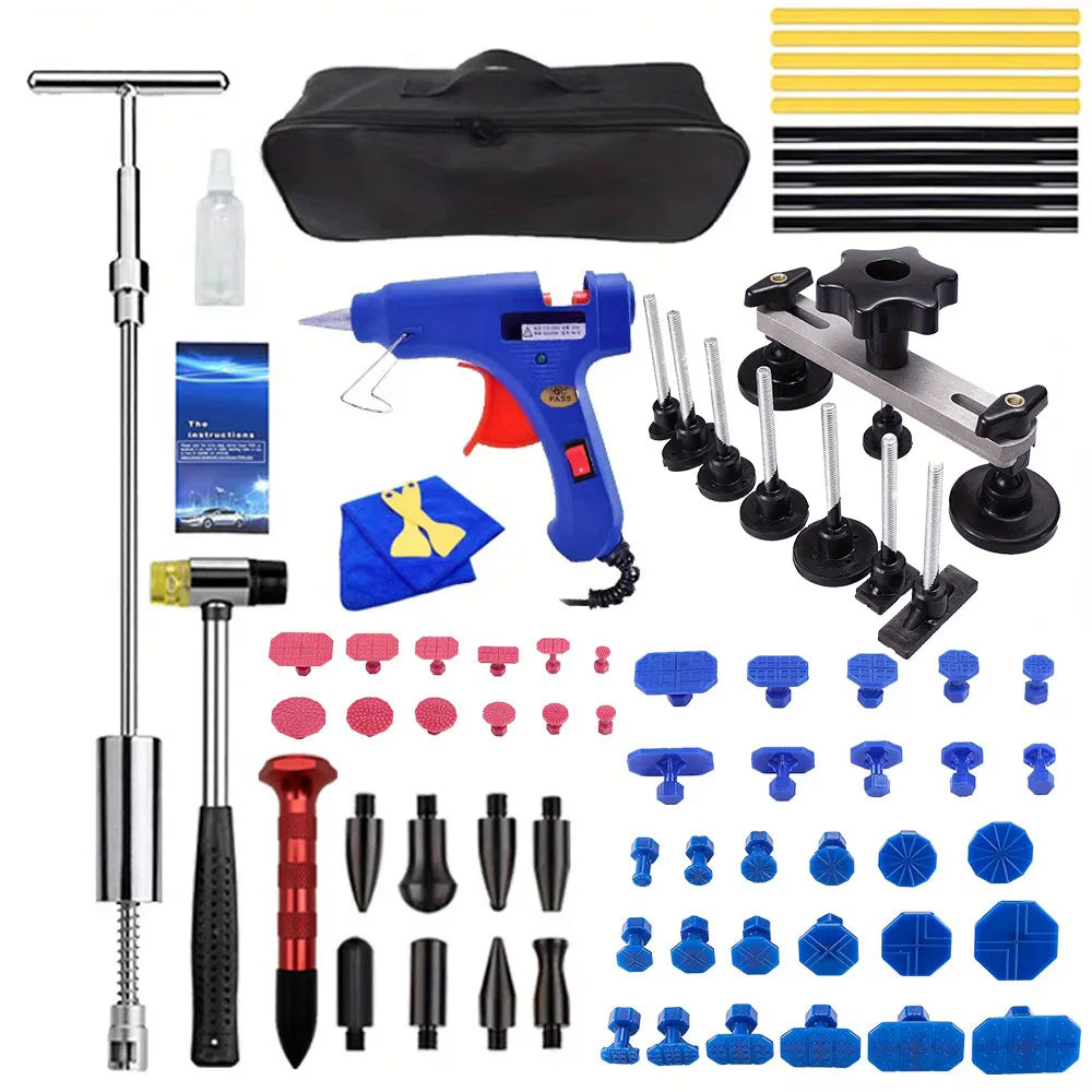 Auto Accessories Sheet Metal Dent Repair Tools Car Body Paintless Mix Size Suction Cup Puller Set Mechanical Workshop Hail Pit