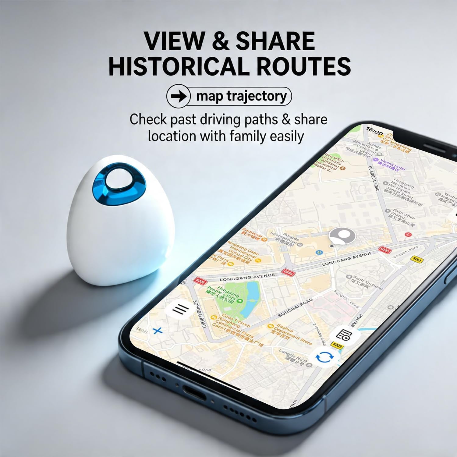 Mini GPS Tracker for Vehicles,Tracker Device for Vehicles No Subscription No Monthly Fee Car Tracker Magnetic Real-Time Tracking for Cars Kids Dogs