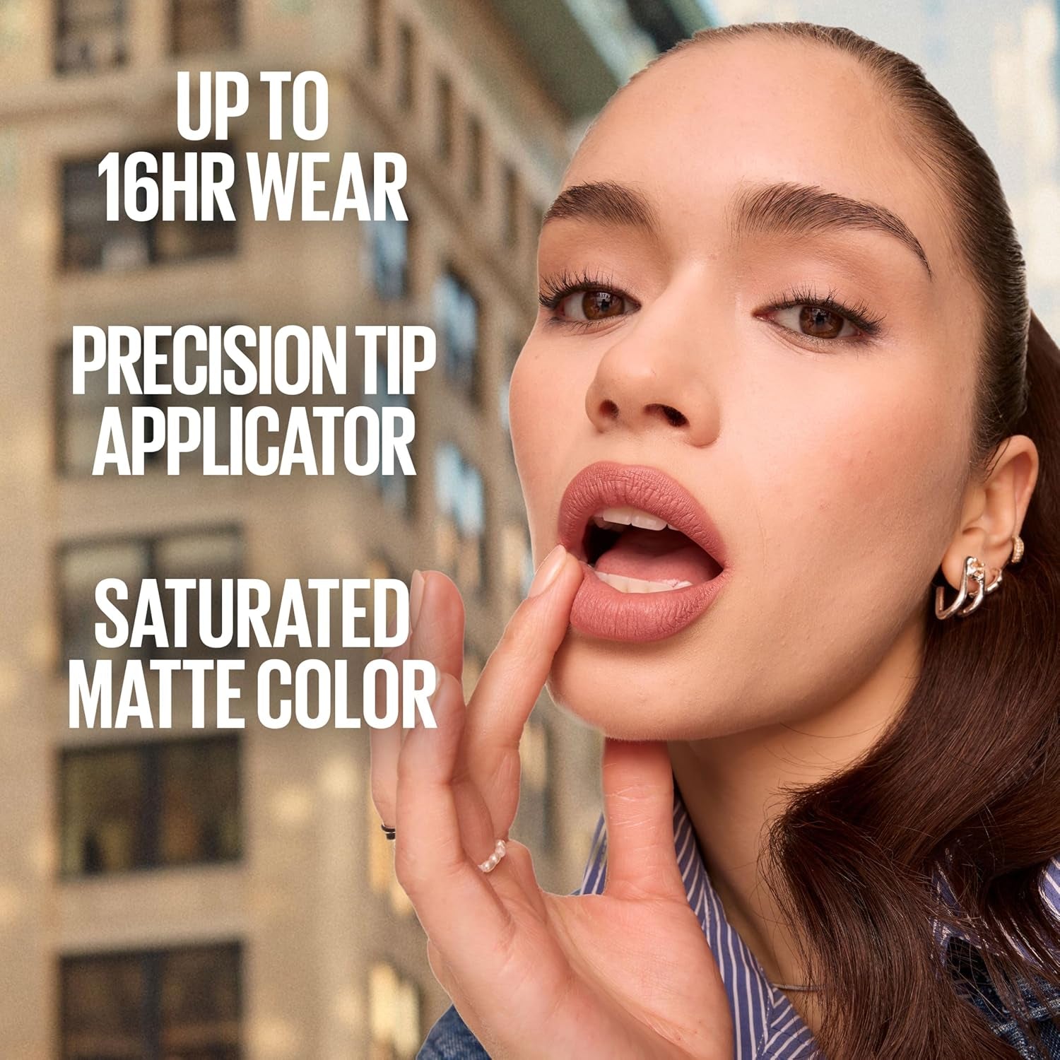 Maybelline Super Stay Matte Ink Liquid Lipstick - Long Lasting Ruby Red, Up to 16H Wear, High Impact Color