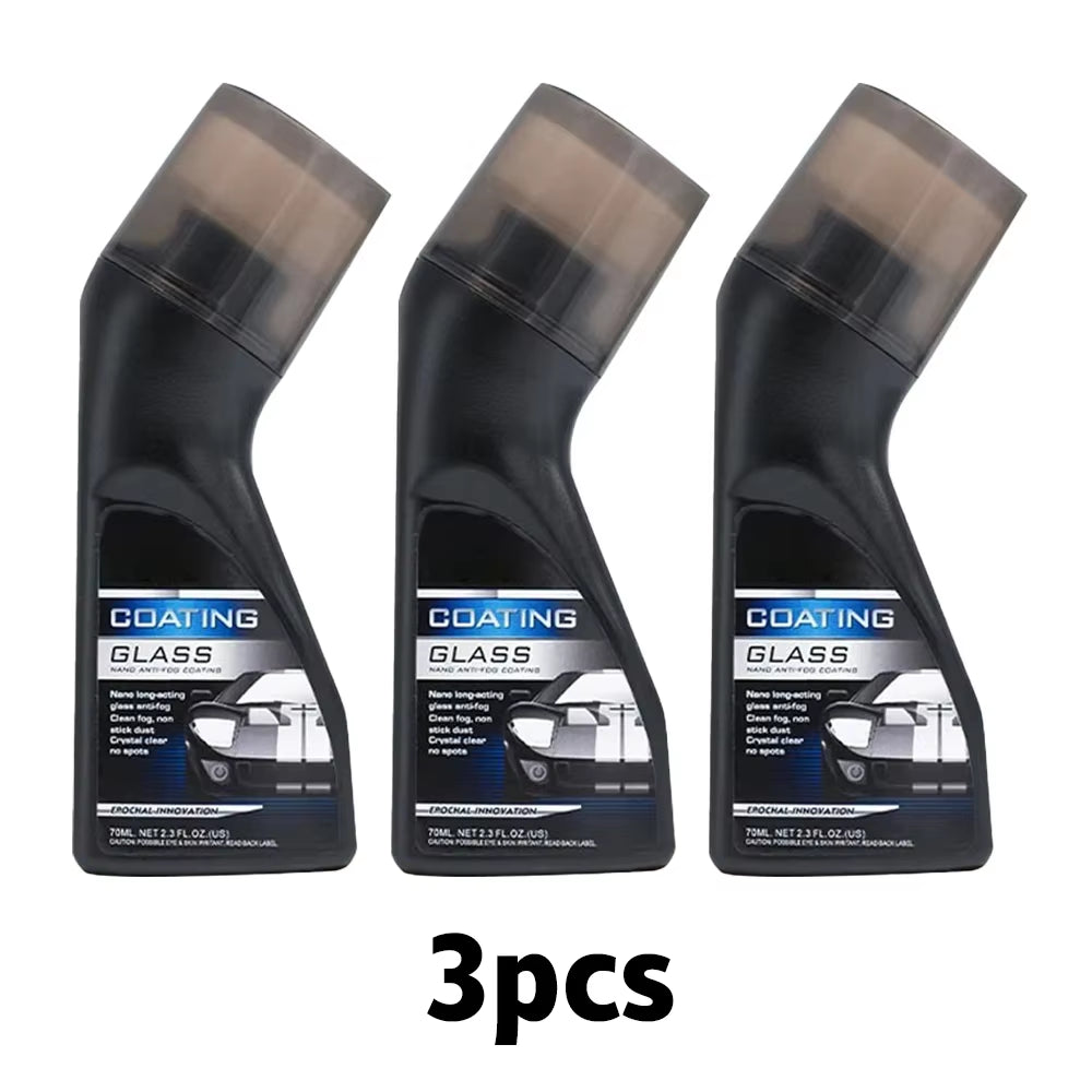 Windshield Anti-Fog Spray Cleaner and Membrane Coating for Automotive Glass and Mirrors