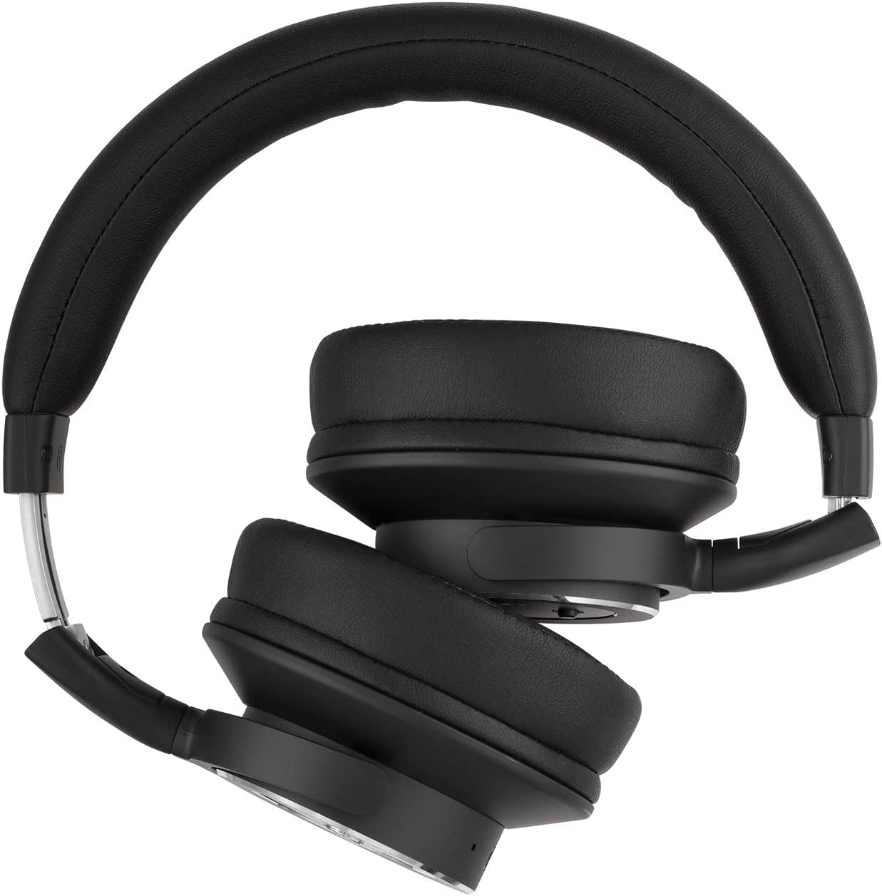Paww Wavesound 3 Bluetooth 5.0 Headphones Active Noise Cancelling / 16-Hour Battery Life with Precision-Engineered Sound / Foldable Travel & Over-Ear Headphones (Black)