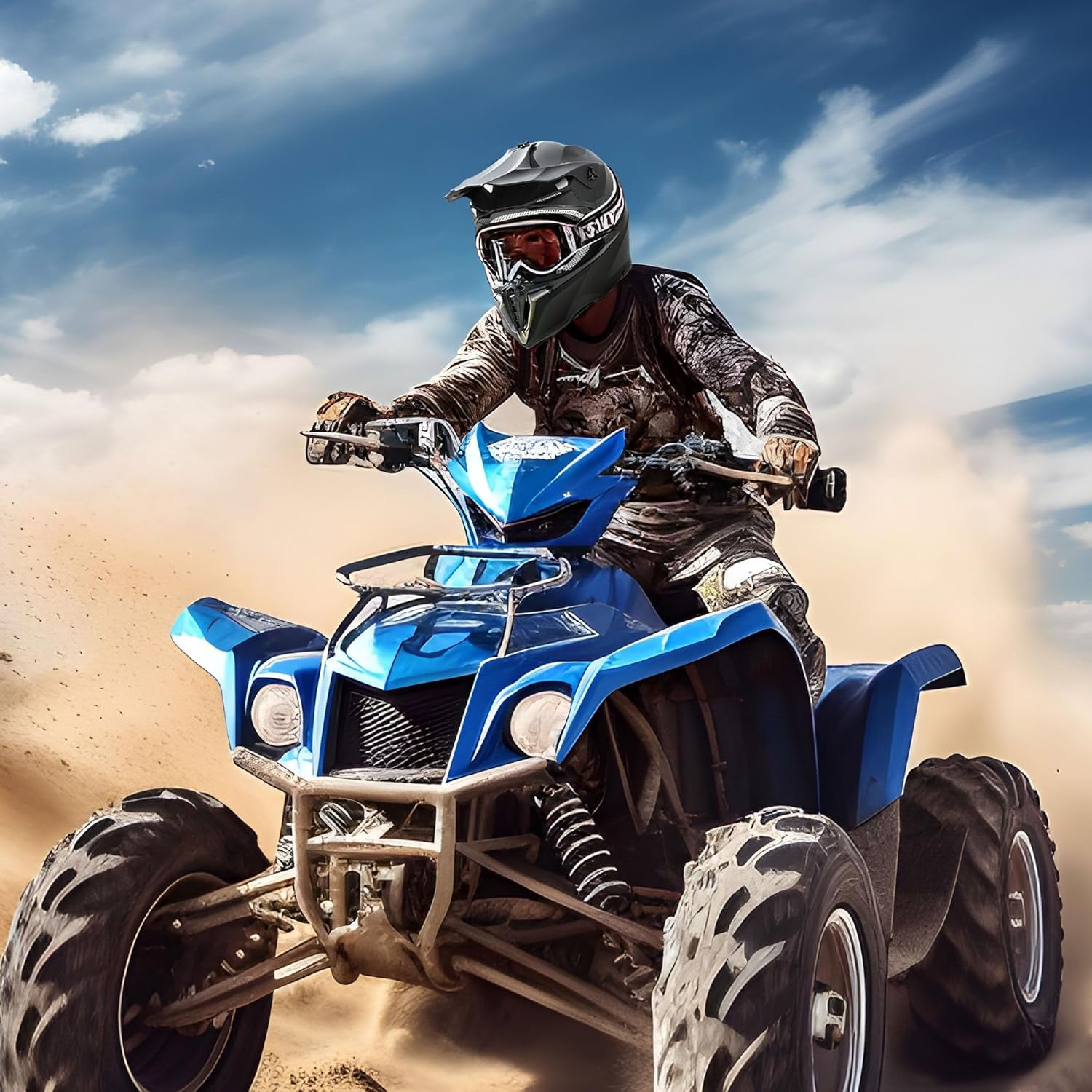 AHR Adult Offroad Dirt Bike Helmet Motocross ATV Dirtbike Outdoor BMX MX Full Face Motorcycle Helmet DOT Approved