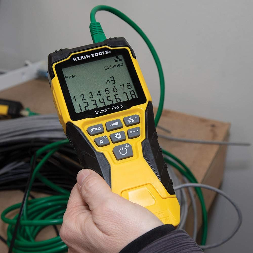 Klein Tools VDV501-851 Ultimate Cable Tester Kit with Scout Pro 3 - Perfect for Ethernet, Coax, Video, and Phone Cables with 5 Locator Remotes