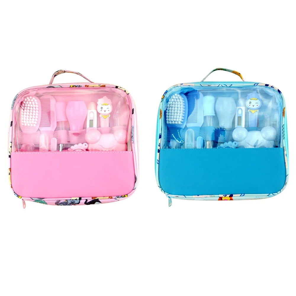Baby Healthcare Nursery Care Kit Toddler Nail Clippers Medicine Dispenser Infant Comb Brush Baby Registry Gift
