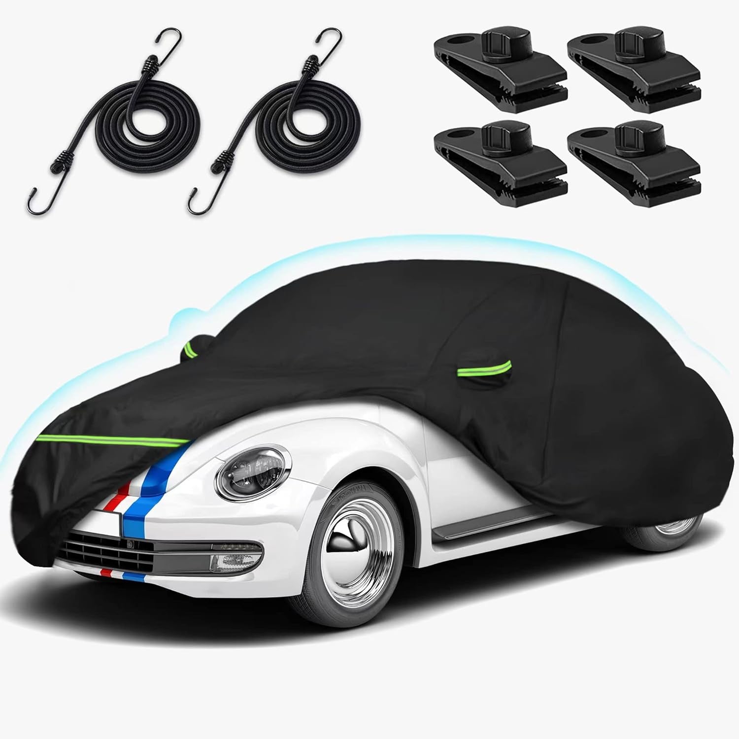 Premium Waterproof Car Cover for 2003-2026 Chevrolet Express & GMC Savana Vans - Ultimate UV, Rain, Dust & Snow Protection with Zipper Door & Windproof Straps