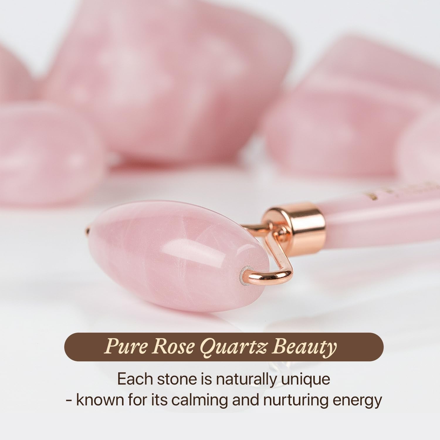 Rose Quartz Face Roller - Ultimate Relaxation & Beauty Tool for Women, Perfect Gift for Teens and Self-Care Lovers, Reduces Fine Lines and Wrinkles