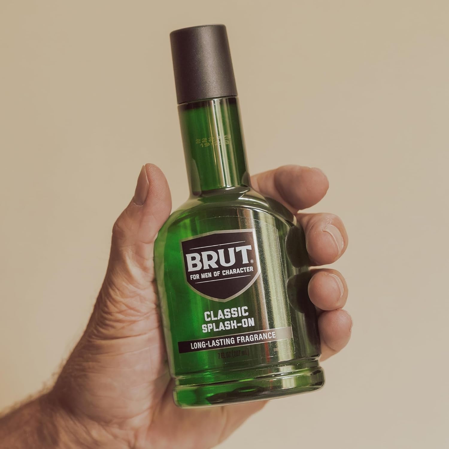 Brut Splash-On Original Fragrance - Bold & Masculine Cologne for Men - Long-Lasting Scent with Spicy Woods, Floral, and Citrus Notes - 7 Oz