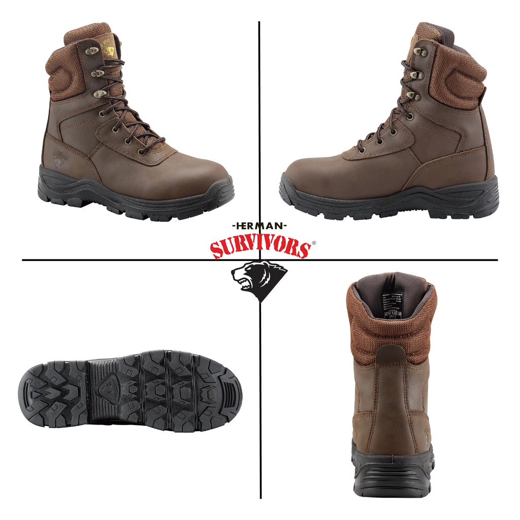 Men'S Jason III 8" Steel Toe Work Boot