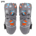 Children Winter Rabbit Gloves Baby Girls Waterproof Windproof Snow Gloves Kids Boy Thick Warm Ski Mitten for 2-6 Years Old