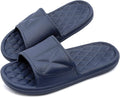 Git-Up Bathroom Slippers for Women and Men Portable Quick Drying Non-Slip Pool Beach Spa Shower Slippers House Slide Sandals Indoor and Outdoor Unisex Shoes, A-Blue 9.5-10.5 Women/8-9 Men