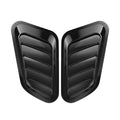 2PCS Car Hood Tuning Decoration Stickers Universal Air Intake Auto Hood Scoop Bonnet Vent Cover Carbon Fiber Decoration Styling