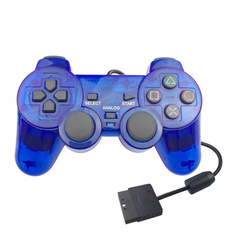 Wired Gamepad for Sony PS2 - 9 Color Options, Joystick Controller for Console Gaming Accessories