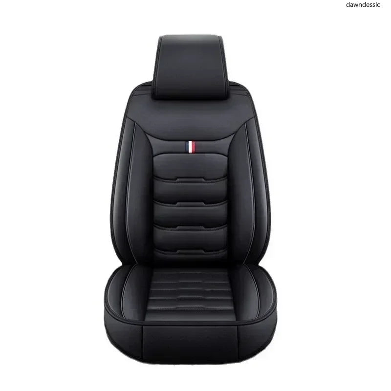 Auto Set Car Seat Covers PU Leather Signle Front Split Protector Four Season Universal Fit Most Car SUV Car Accessories