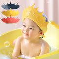 Feledorashia Baby Shower Cap Bathing Cap Soft Adjustable Visor Hat Safe Shampoo Shower Bathing Protection Bath Cap for Toddler, Baby, Kids, Children,Red